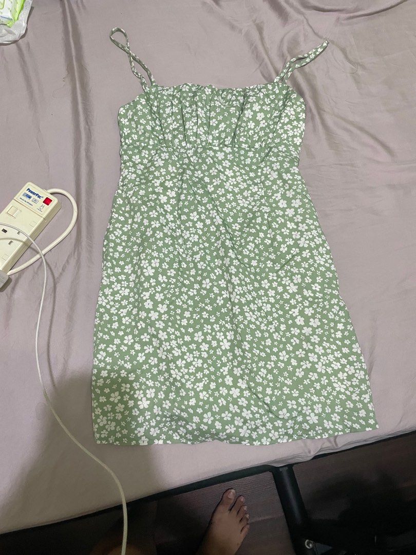 knee length dresses for ladies Tinisie Halter Mini Dress White main image 1