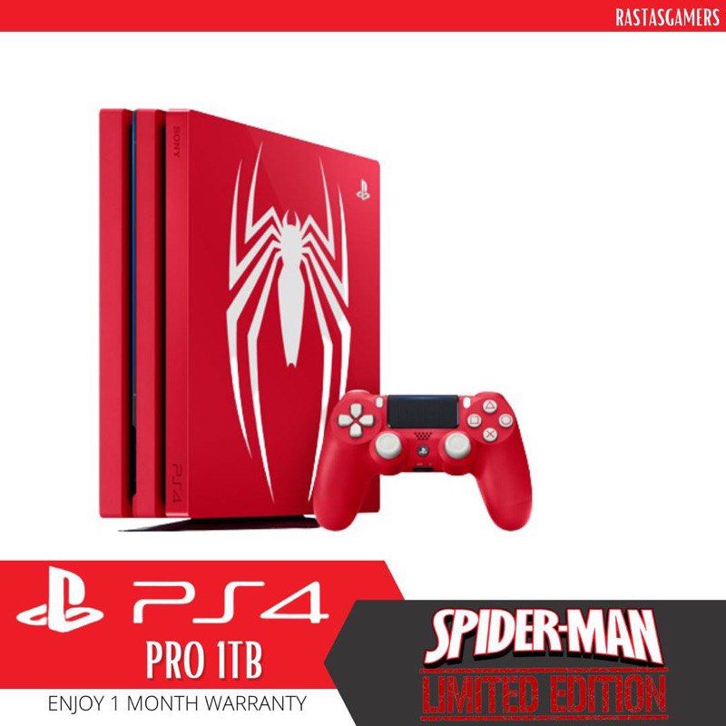 Ps4 pro spiderman with warranty Video Gaming Video Game Consoles