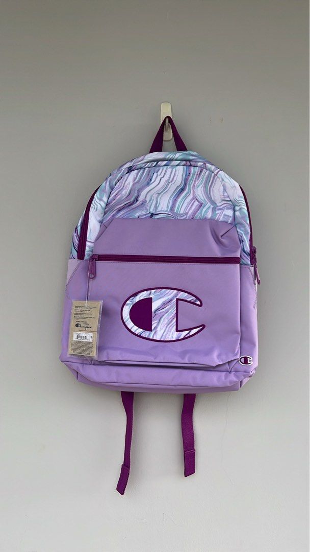 Purple champion backpack discount