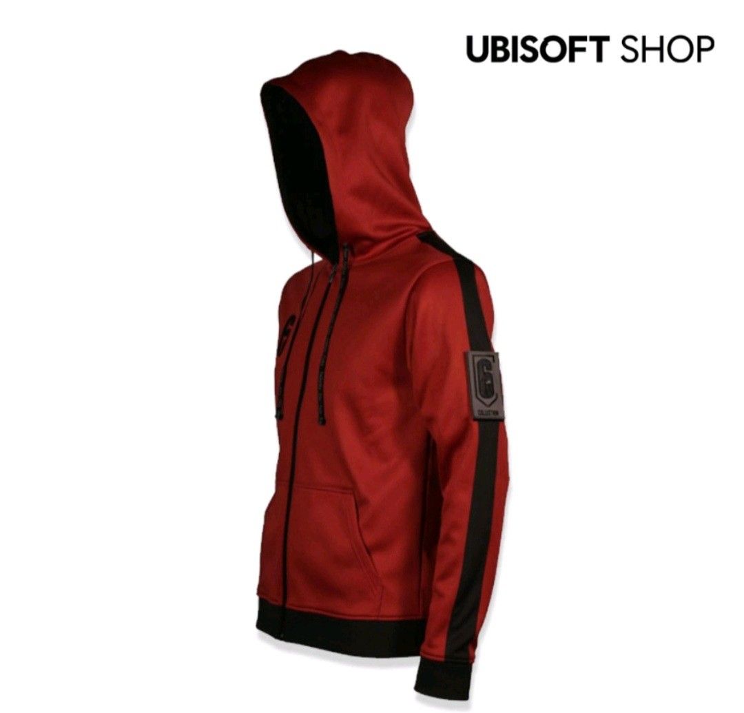 Rainbow Six Siege Spetsnaz Operator Hoodie Red Male S size