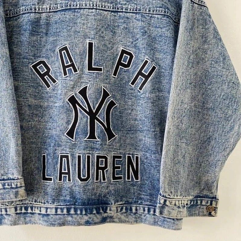 RALPH LAUREN x New York Yankees Denim Jacket, Men's Fashion, Coats, Jackets  and Outerwear on Carousell