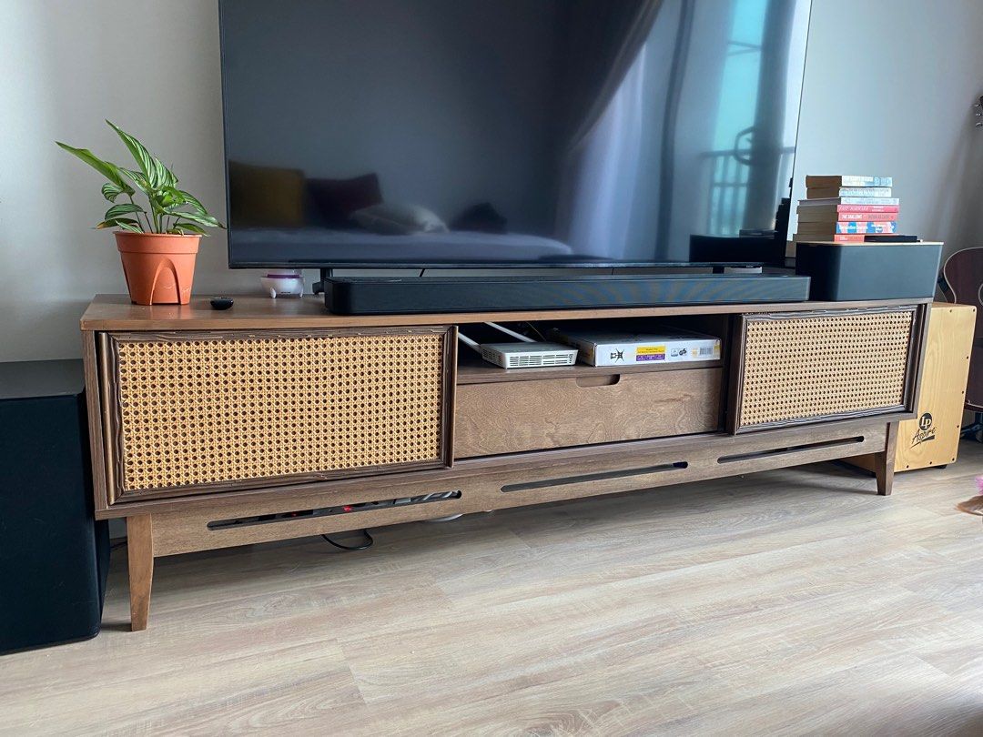 Rattan Tv Furniture & Home Living, Furniture, TV Consoles on