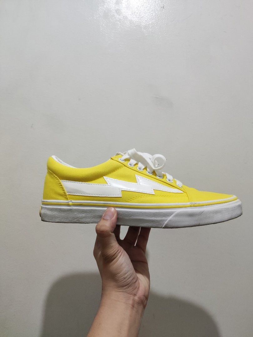 lightning bolt vans yellow