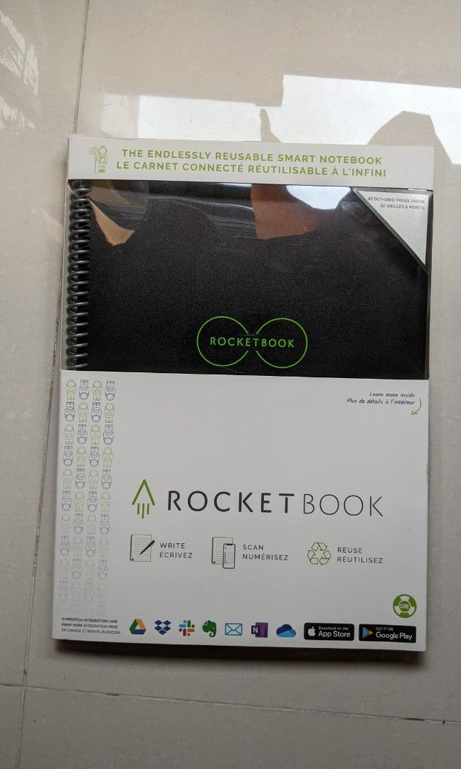Rocketbook A4 size, Hobbies & Toys, Stationery & Craft, Stationery