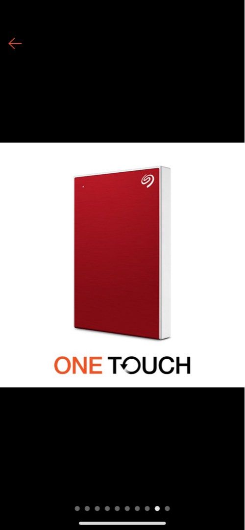 [NEW] 1TB Seagate NEW One Touch External Hardisk (1Tb) Red, Computers ...