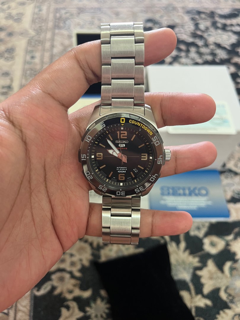 Seiko 5 Sports with Countdown Bezel Men s Fashion Watches