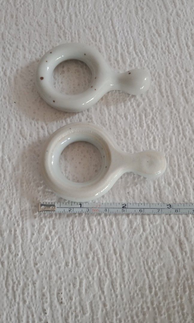 Stoneware napkin rings or chopsticks rests (Category: Other Kitchenware & Tableware) located in Davao. Submitted by eclectic1925 (Listing ID 1211050648, Image 3). Description: Php150 for 2.