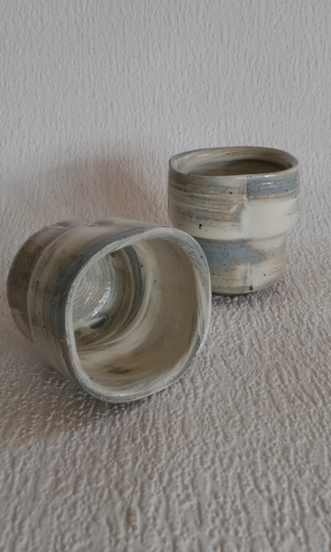 Stoneware tea cups, Furniture & Home Living, Kitchenware & Tableware