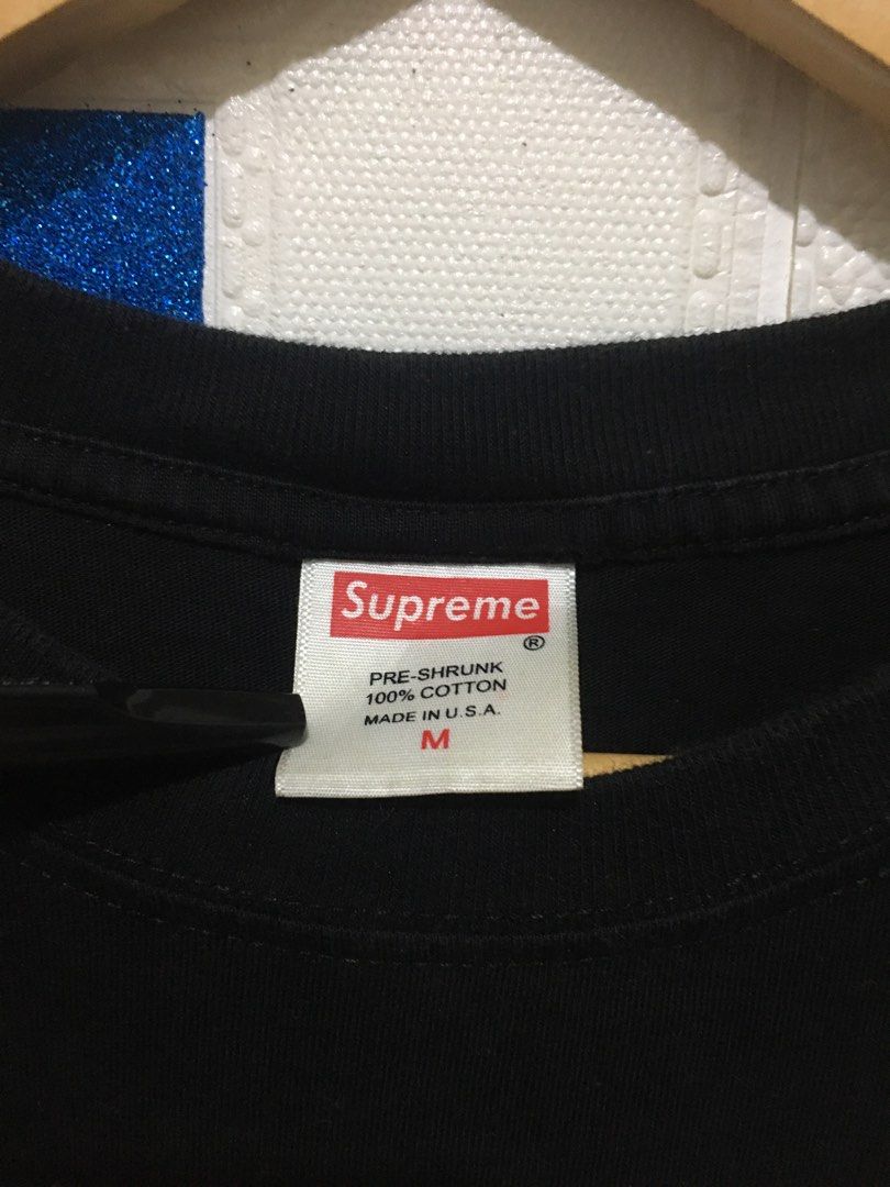 Stussy x Supreme Shirt (Category: Tshirts & Polo Shirts ) located in Solano. Submitted by Hustle.Everyday (Listing ID 1211034493, Image 3). Description: Stussy x Supreme Shirt Length x Width: 25x18.5 ₱350.