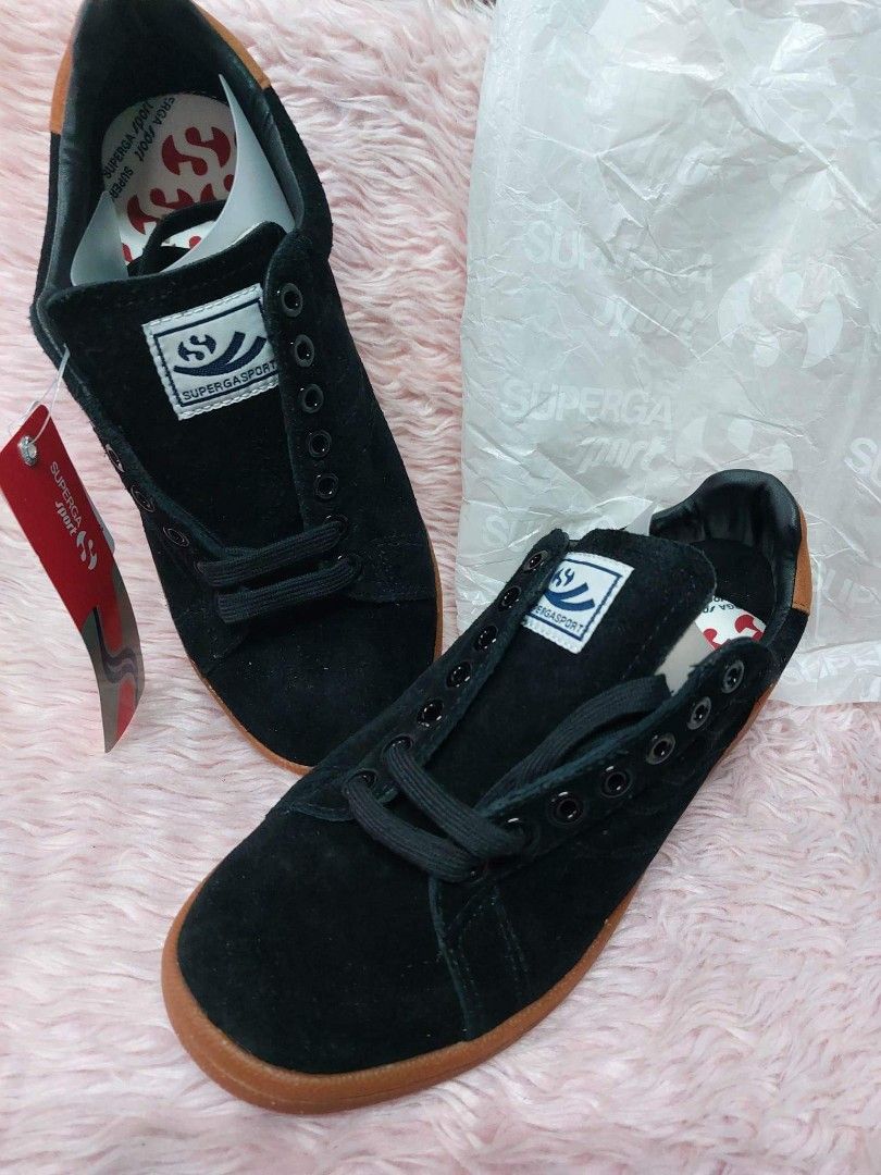 Superga Black Gum Women s Fashion Footwear Sneakers on Carousell
