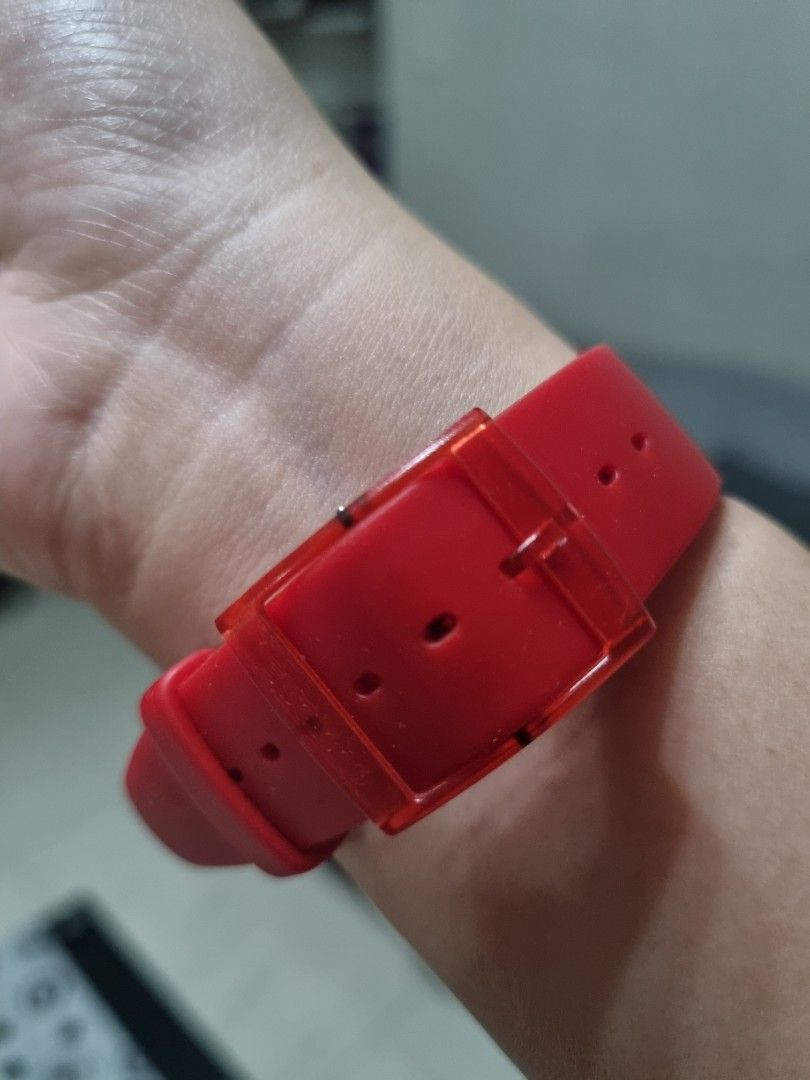 Swatch Original Red Watch - SR1130SW, Women's Fashion, Watches ...