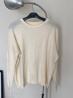 Sweater Rajut White Putih #Imlek2023