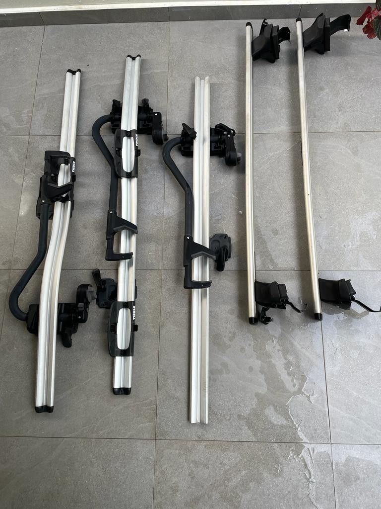 Thule roof Rack and Proride bike rack, Car Accessories, Accessories on