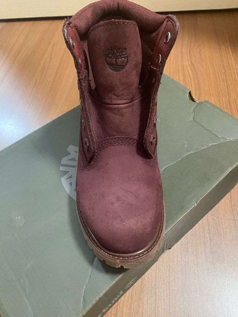 Timberland women s maroon boots