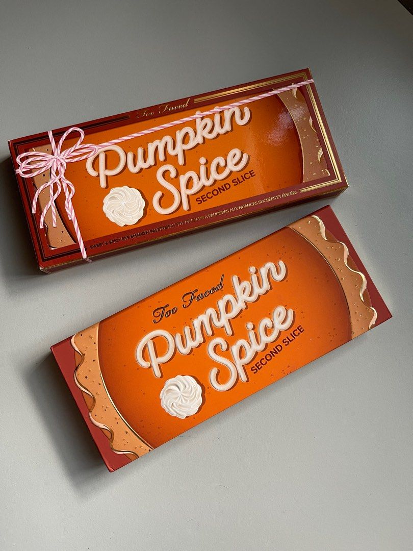 Too Faced Pumpkin Spice Second Slice eyeshadow palette, Beauty