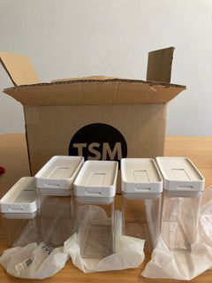 TSM airtight plastic containers