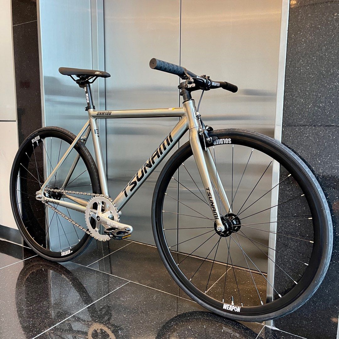 Tsunami fixie bike /SNM100/Frame set bike (659)fixed