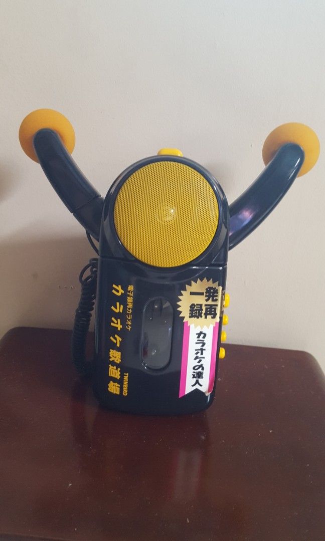 Twinbird Portable Cassette Karaoke Player, Audio, Portable Music