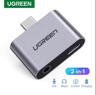 UGREEN USB C to Jack 3.5 Type C Cable Adapter USB Type C 3.5mm AUX Earphone Converter for Huawei P20 Pro Xiaomi Mi 6 8 9 Note3