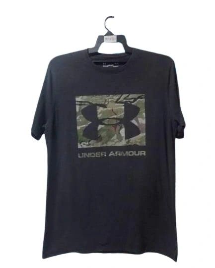Under armour camo big logo on sale