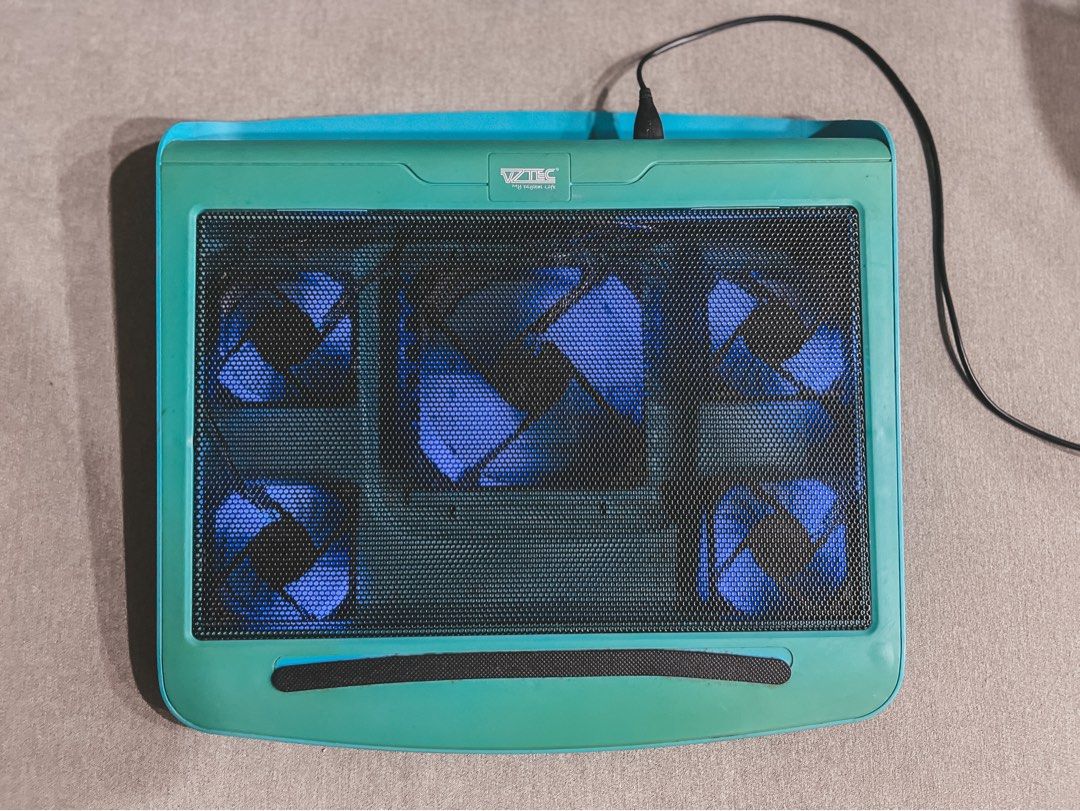 [USED] Vztech 5fan laptop coolerpad, Computers & Tech, Parts