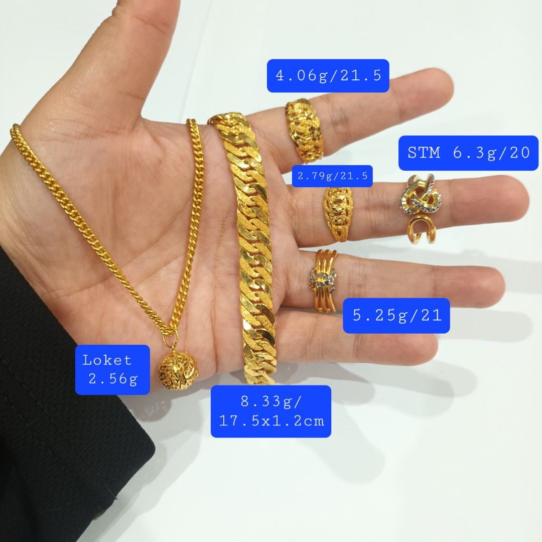Preloved discount gold jewellery