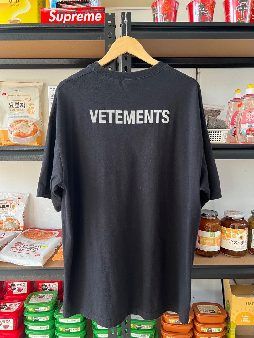 Vetements Staff Reflective Logo Tee (Pour Homme Version), Luxury