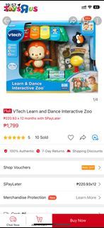 Vtech Learn and Dance Interactive Zoo