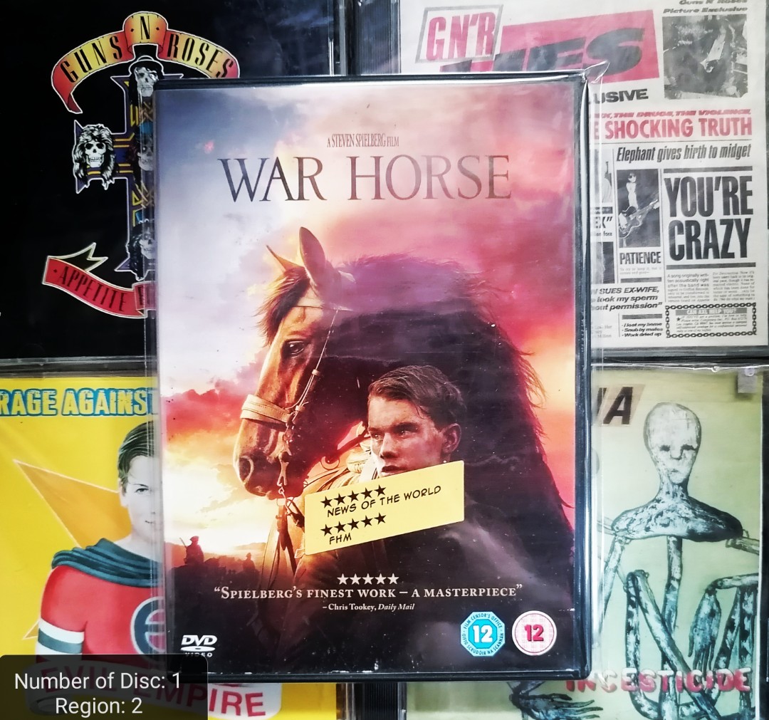 War Horse DVD Movie Original DVD Movies DVDs Movie For Sale Foreign
