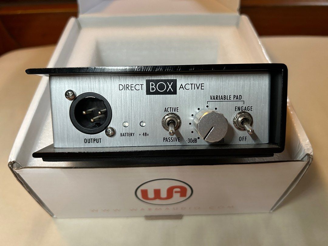 Warm Audio Direct Box Active Circuit, Audio, Other Audio Equipment on