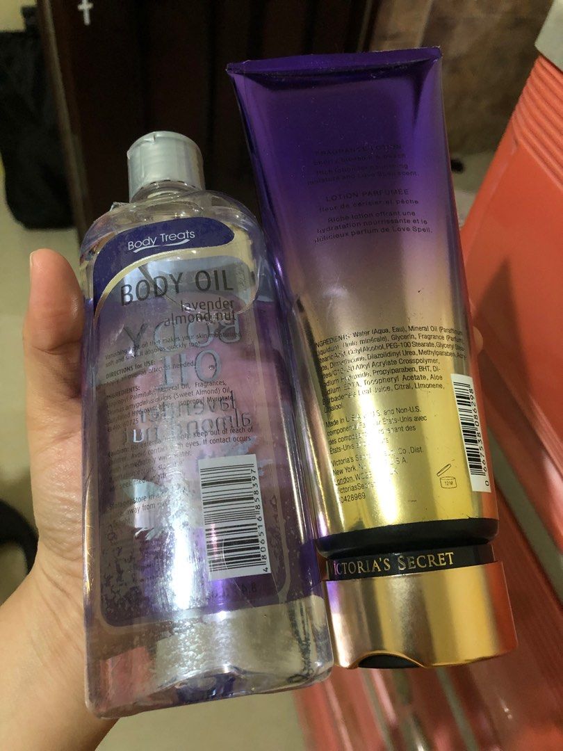 Watson Body Oil and VS Lotion
