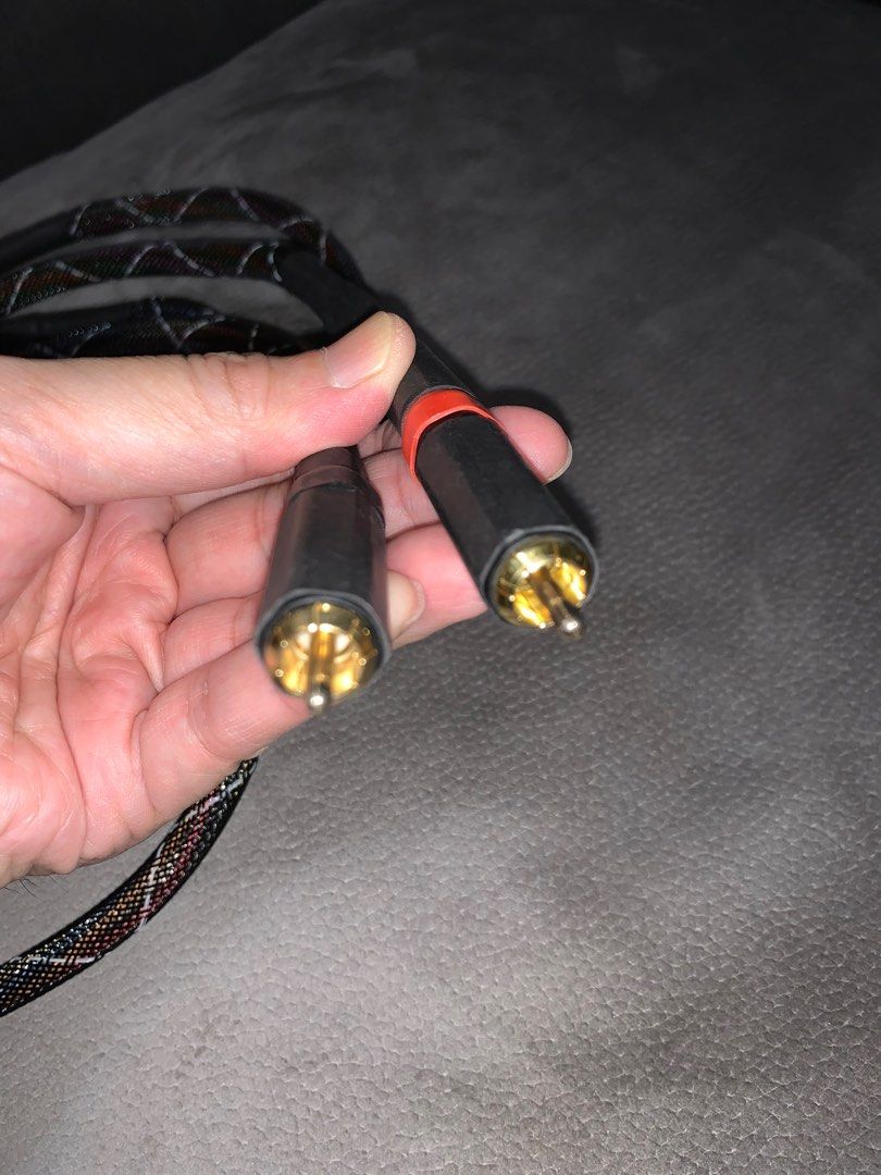 Western Electric RCA cables 1 metre, Audio, Other Audio Equipment on