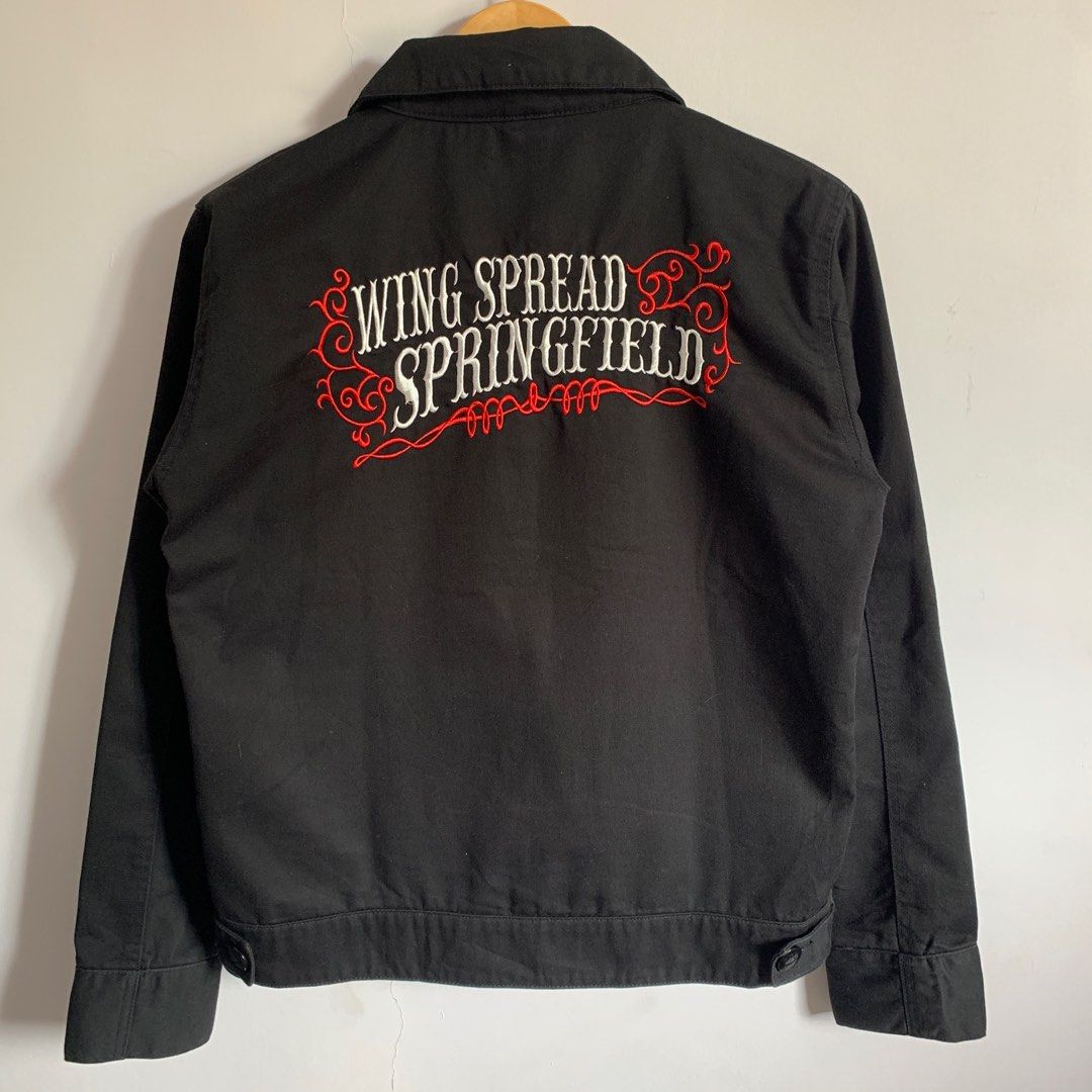 Wing Spread springfield Japan Work Jacket, Fesyen Wanita, Pakaian