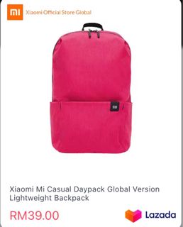 Xiaomi mi casual daypack lightweight backpack hotsell global version