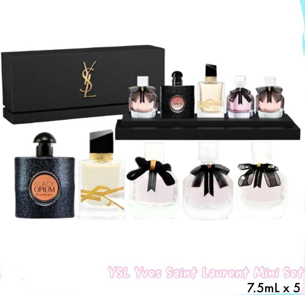 YSL Miniatures Set for Women with 5x7.5ml Beauty Personal Care Fragrance Deodorants on Carousell