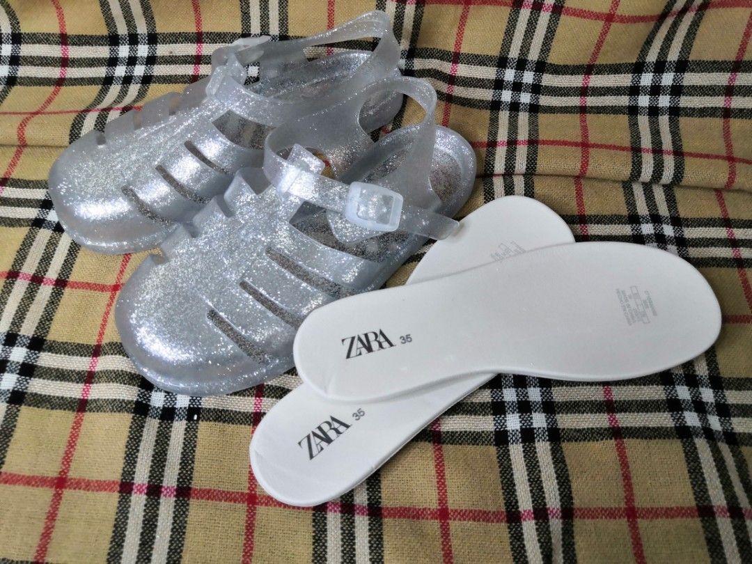 Zara clearance jelly shoes