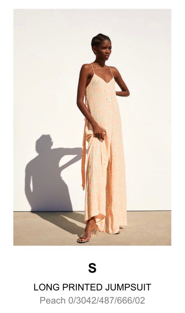 Zara top daisy jumpsuit