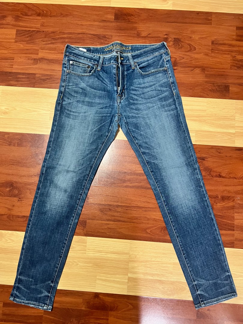 Zara Man American Eagle pants, Men's Fashion, Bottoms, Jeans on Carousell