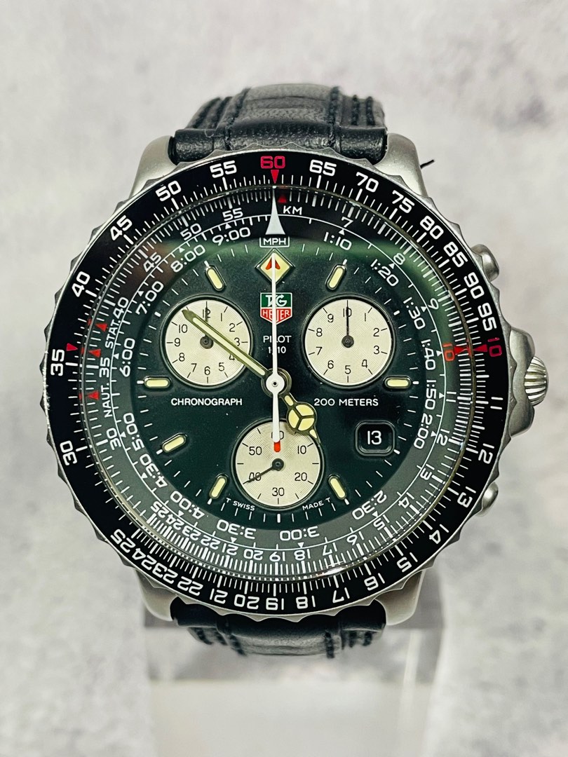 tag heuer pilot 1 10 chronograph