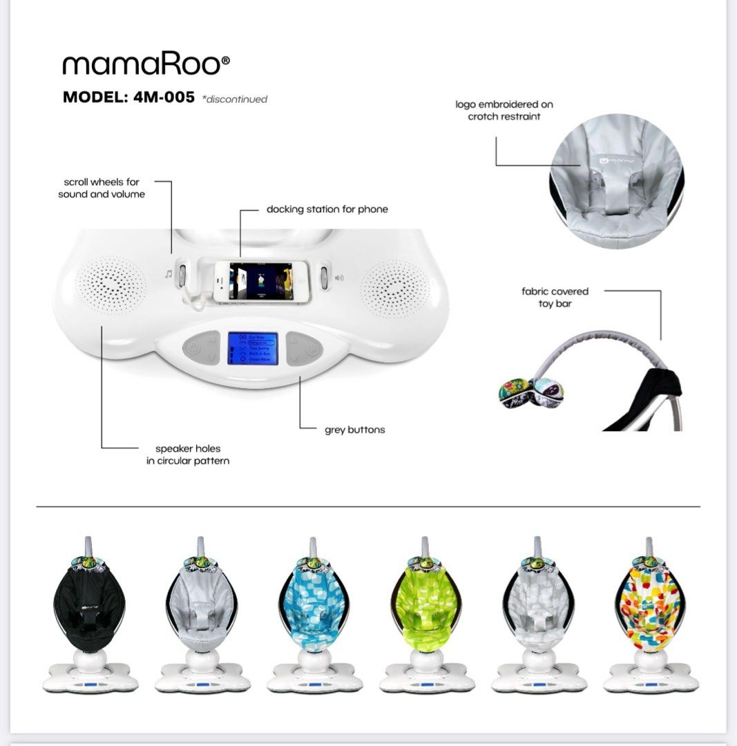 2012 mamaroo toy bar top