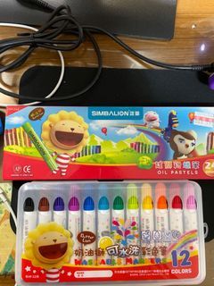 雄獅蠟筆+彩色筆