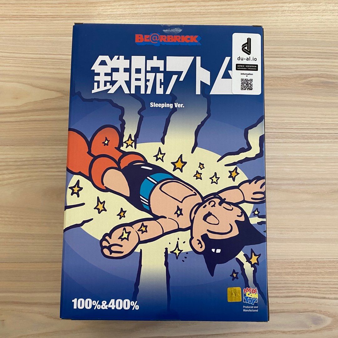 全新現貨Bearbrick 400%100% BE@RBRICK SLEEPING 閉眼铁腕阿童木現貨