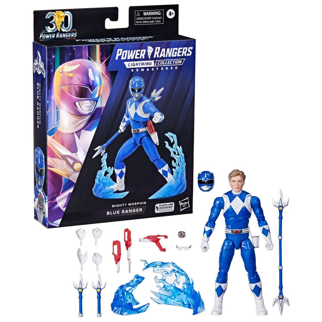 [ PreOrder ] Power Rangers Remastered Blue Ranger, Hobbies & Toys, Toys ...