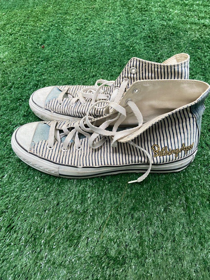 A Bathing Ape Bape High Cut Chuck Taylor esque Shoes