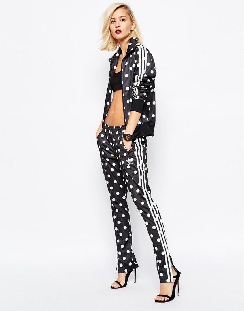 Polka dot sale adidas tracksuit