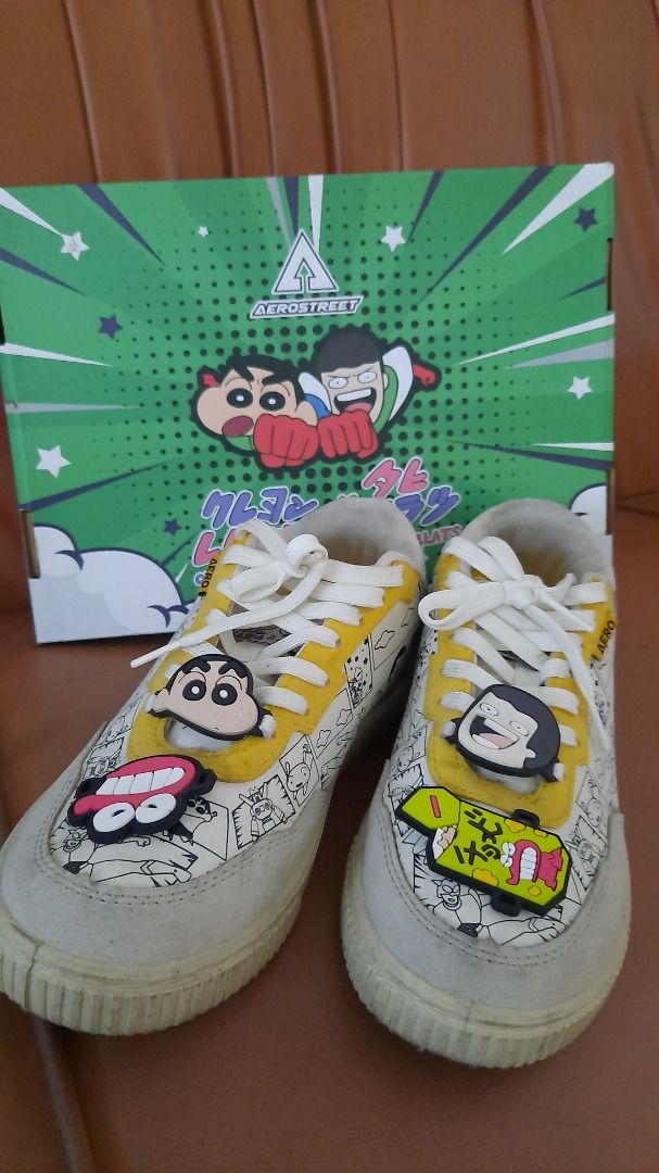 Aerostreet Crayon Shinchan X Tahilalats Fesyen Wanita Sepatu Di Carousell