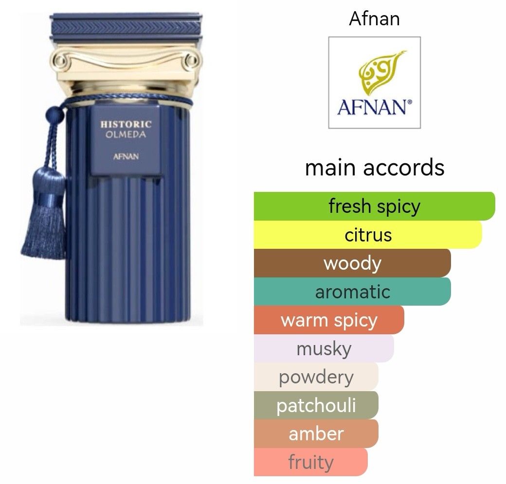 Afnan Historic Olmeda eau de parfum unisex |
