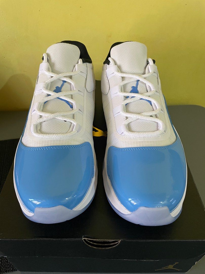 Jordan 11 low sale baby blue and white
