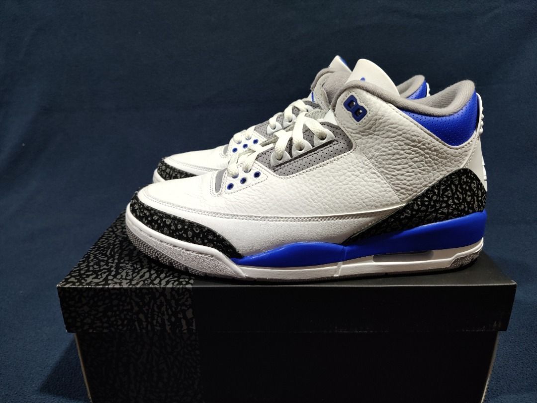 [US 10] Nike Air Jordan 3 Retro Racer Blue