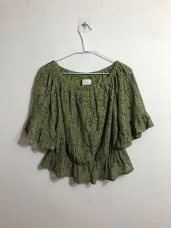 AIR SPACE氣質微露鎖骨時尚性感一字領上衣